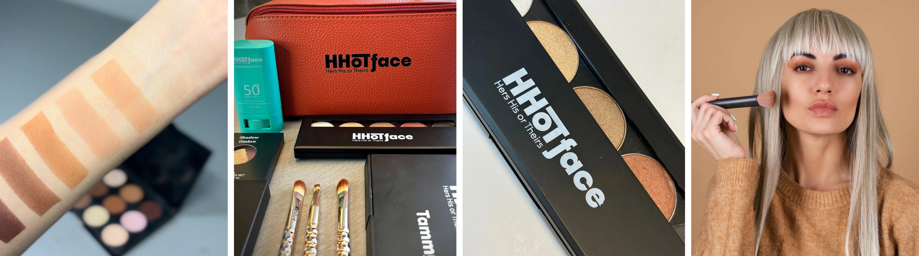 HHoTface products collage