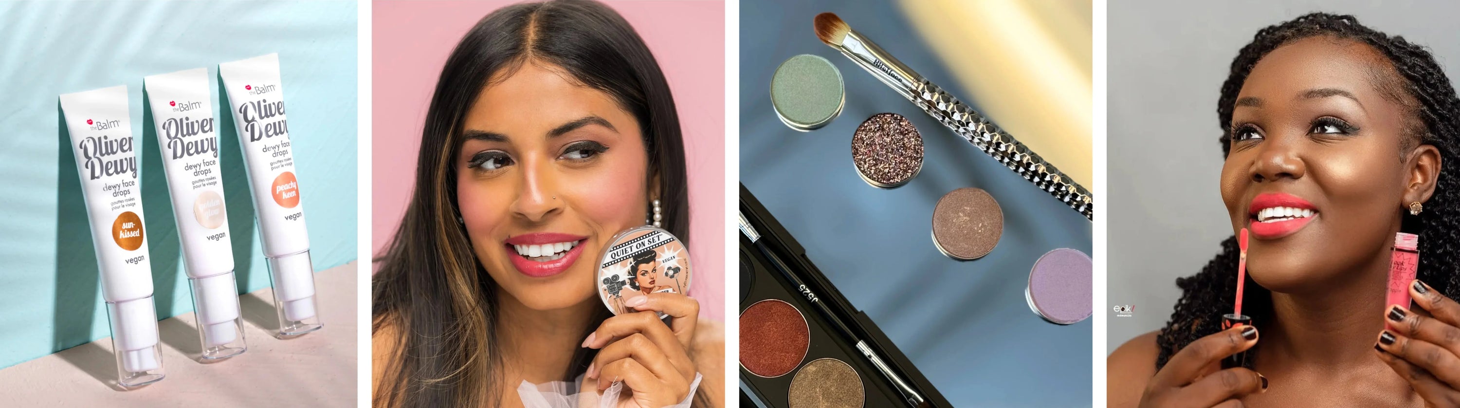 Cosmetic products collage
