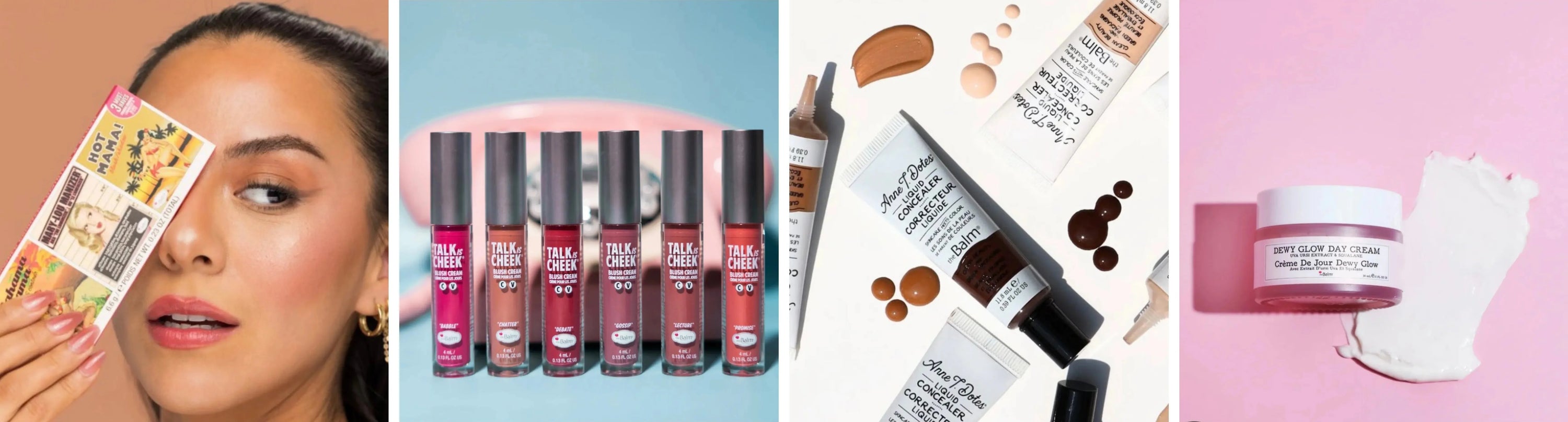 thebalm product collage