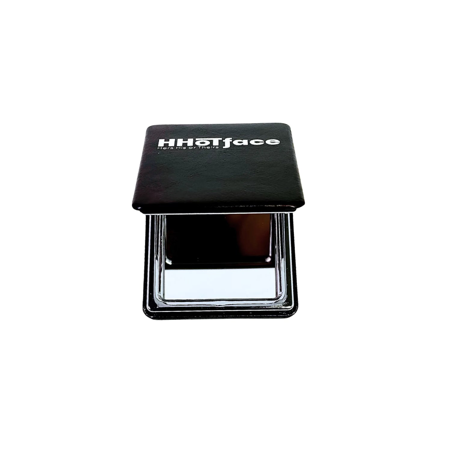 Cosmetic mirror partially open image