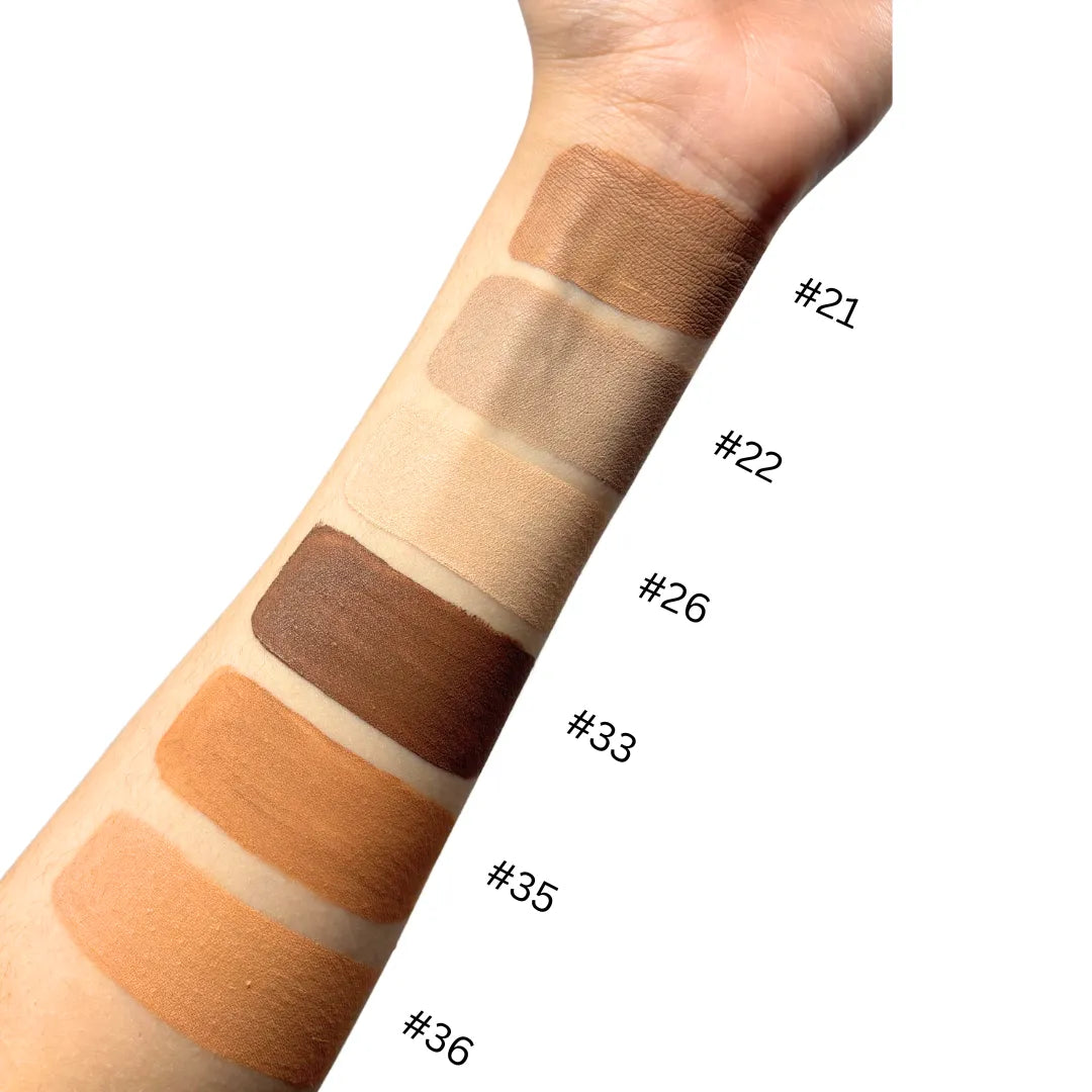 Colour swatches on arm image