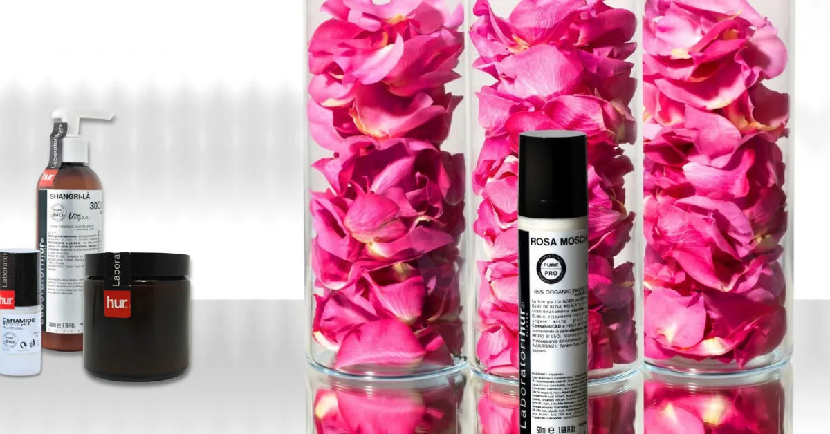 Hur cosmetics pink flowers