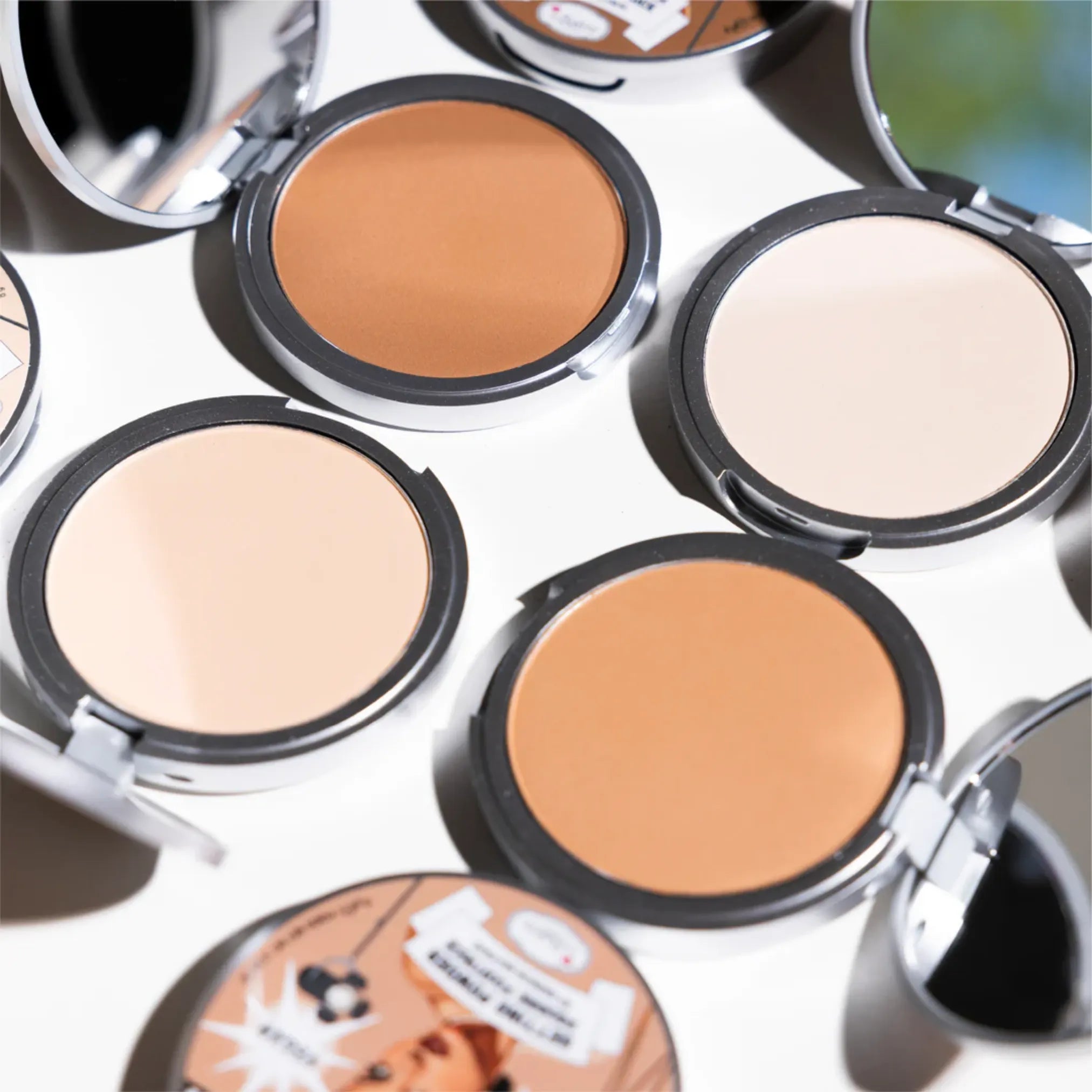 setting powders open