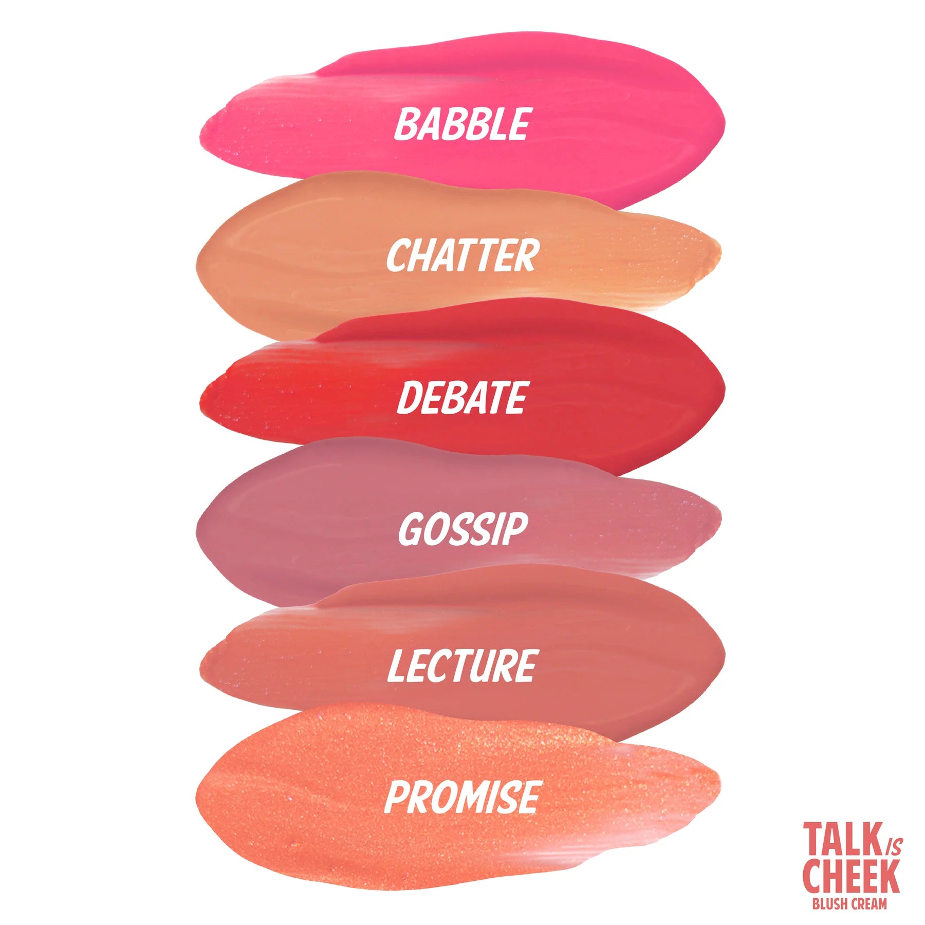 swatch comparison blush cream